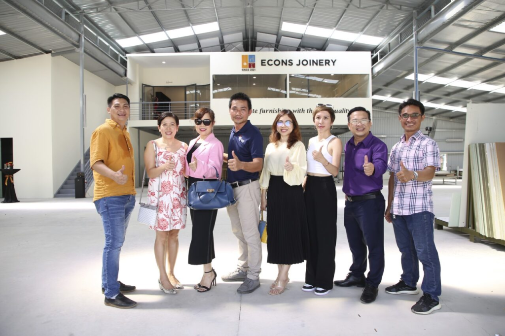 Econs Joinery Inauguration - Group photo with Mr. Nghia and guests